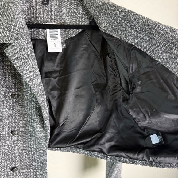 Torrid Grey Studio Double Knit Crop Military Jacket 1X NWT - Picture 8 of 13